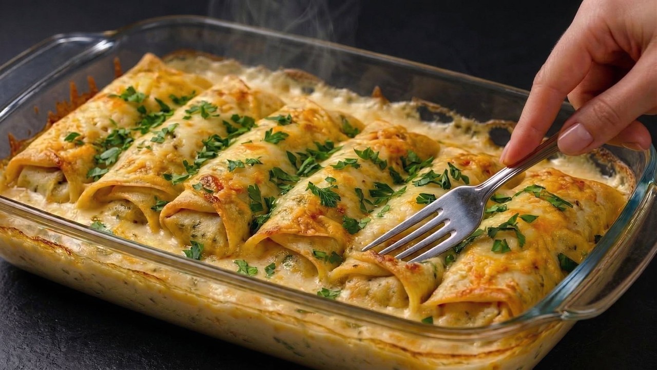 Nur wenige machen solche Pfannkuchen,und das vergeblich! Pfannkuchen mit Hackfleisch!