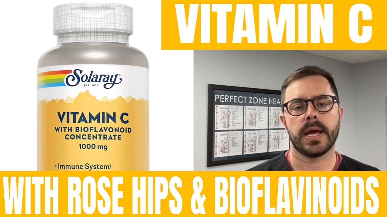 🍊 Solaray Vitamin C Review - Rose Hips and Bioflavinoids - Best Vitamin C Supplement and Benefits