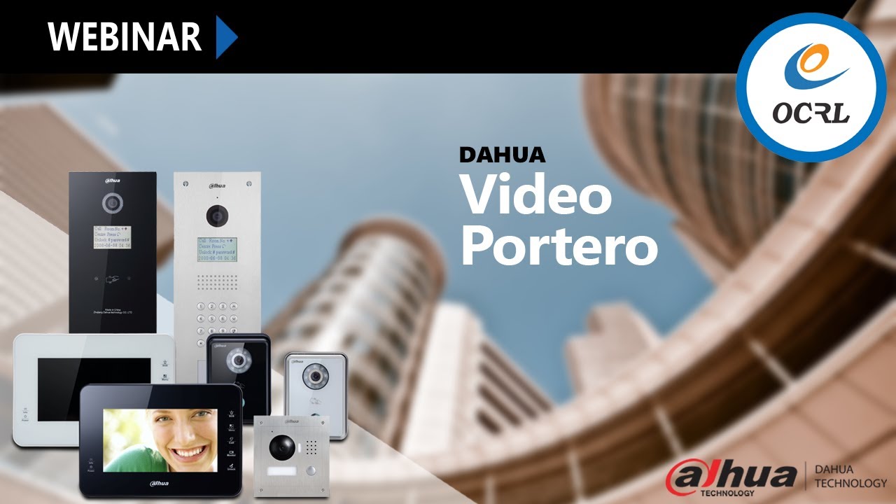 WEBINAR | Video Portero de DAHUA