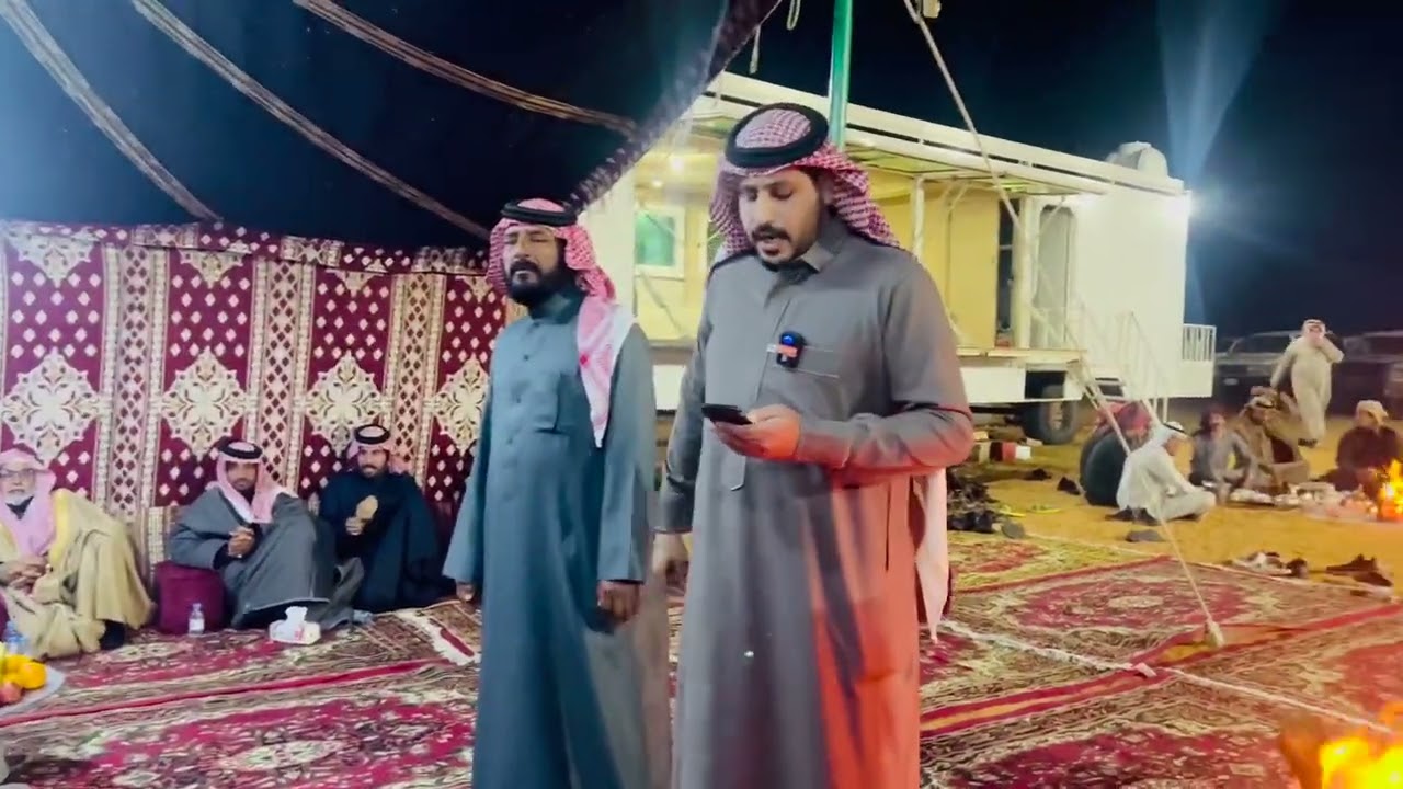 قصيدة الشاعر فهد عبدالعزيز عوض بن سمير بالشيخ عبدالرحمن مطني بن براك