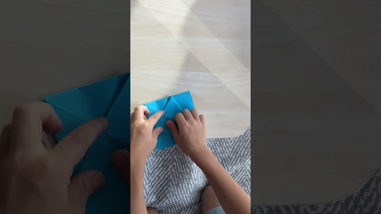 Easy origami paper crane.