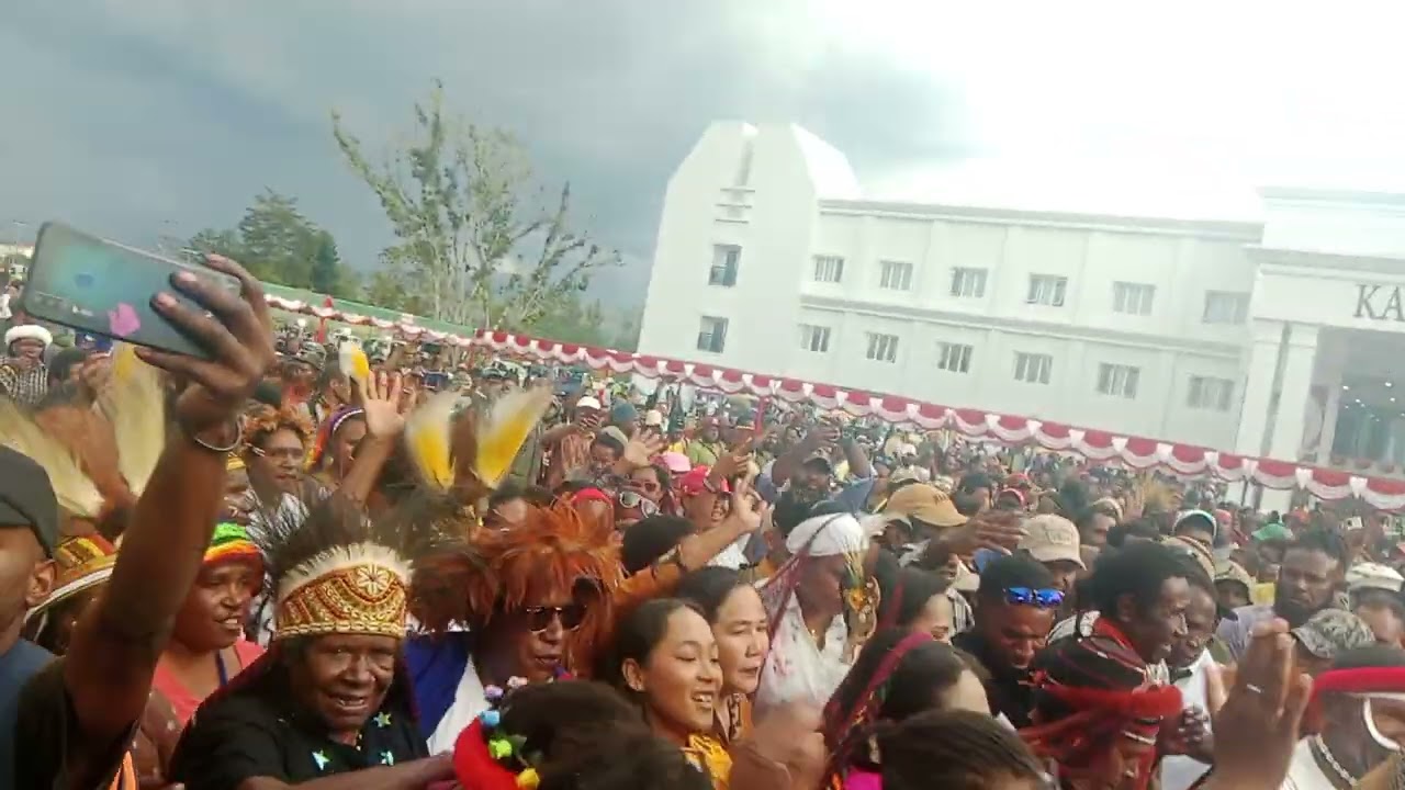Acara syukuran bp bupati terpilih bp ATENIUS MURIB & Ronny elopere kabupaten Jayawijaya p, 2025/2030