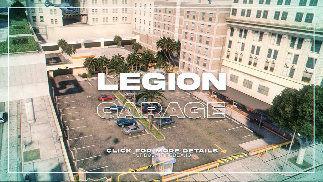 [Free MAP] Legion Square Garage FiveM GTA 5 RP Exterior [3,000 Subscribers Special]