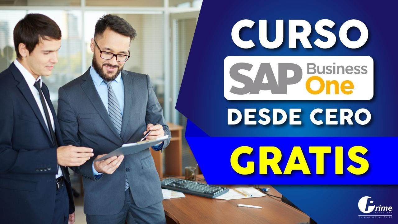 CURSO SAP BUSINESS ONE GRATIS - Introducción ERP SAP BO - APRENDE SAP