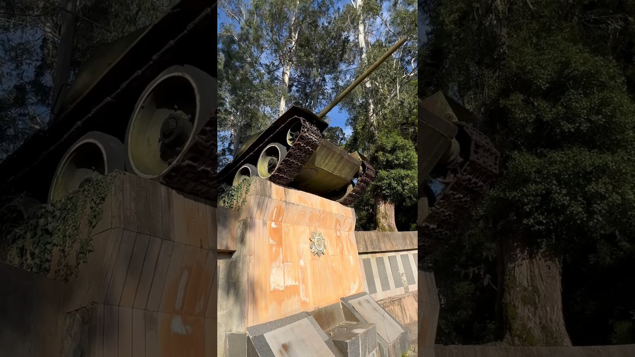 Georgia, Kobileti tank monument 🇬🇪 | Historical places #Georgia #Kobileti #History #tank #monument 🎥