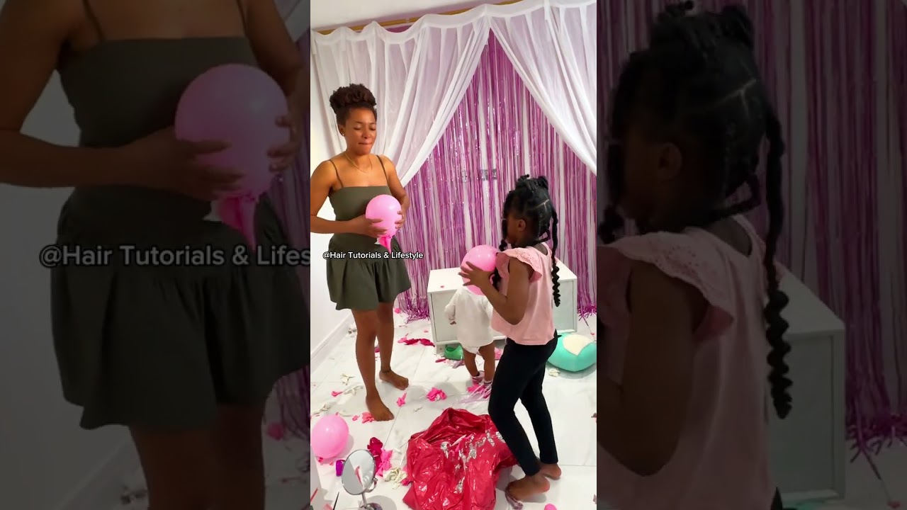 Pop balloon 🎈 with us 🤩 fun time 😹 I nearly didn’t let my kids pop any 🤣😂
