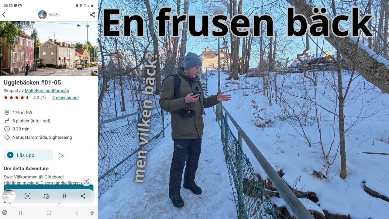 En frusen bäck