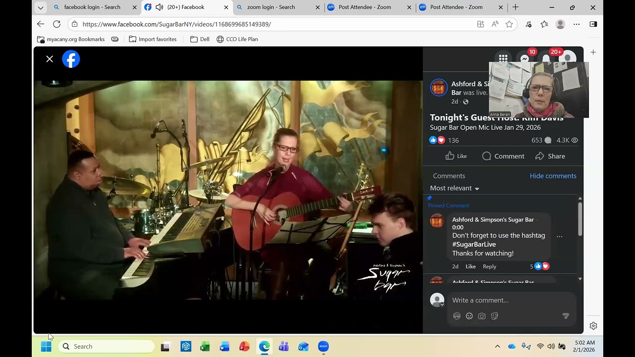 Anna Veruschka live at Ashford and Simpson's Sugar Bar