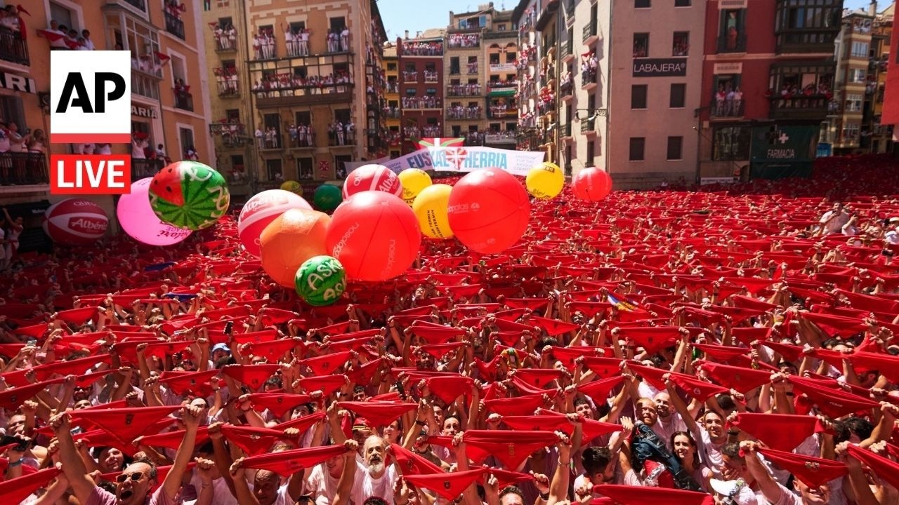 LIVE: Pamplona's San Fermin bull-running festival kicks off in Spain