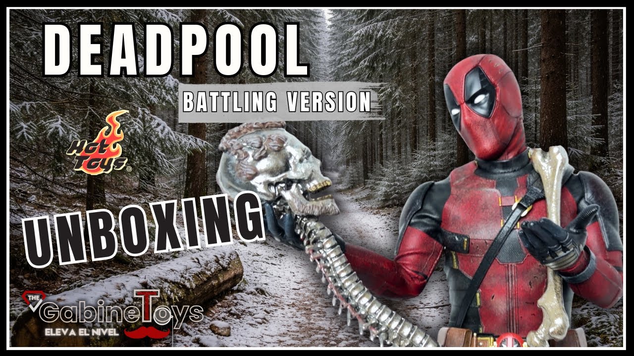 ⚔️ UNBOXING Deadpool Hot Toys 1/6 🔥 Battling Version | Figura Marvel | Últimas Unidades #hottoys