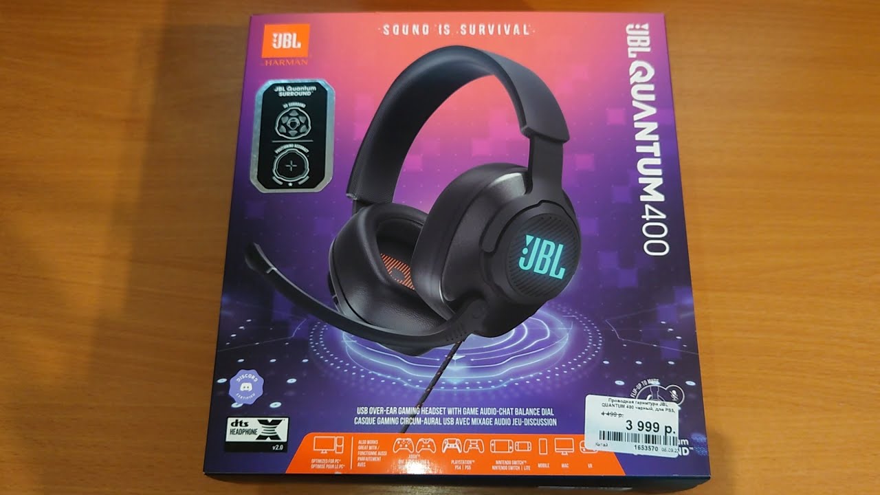 Unboxing - JBL Quantum 400