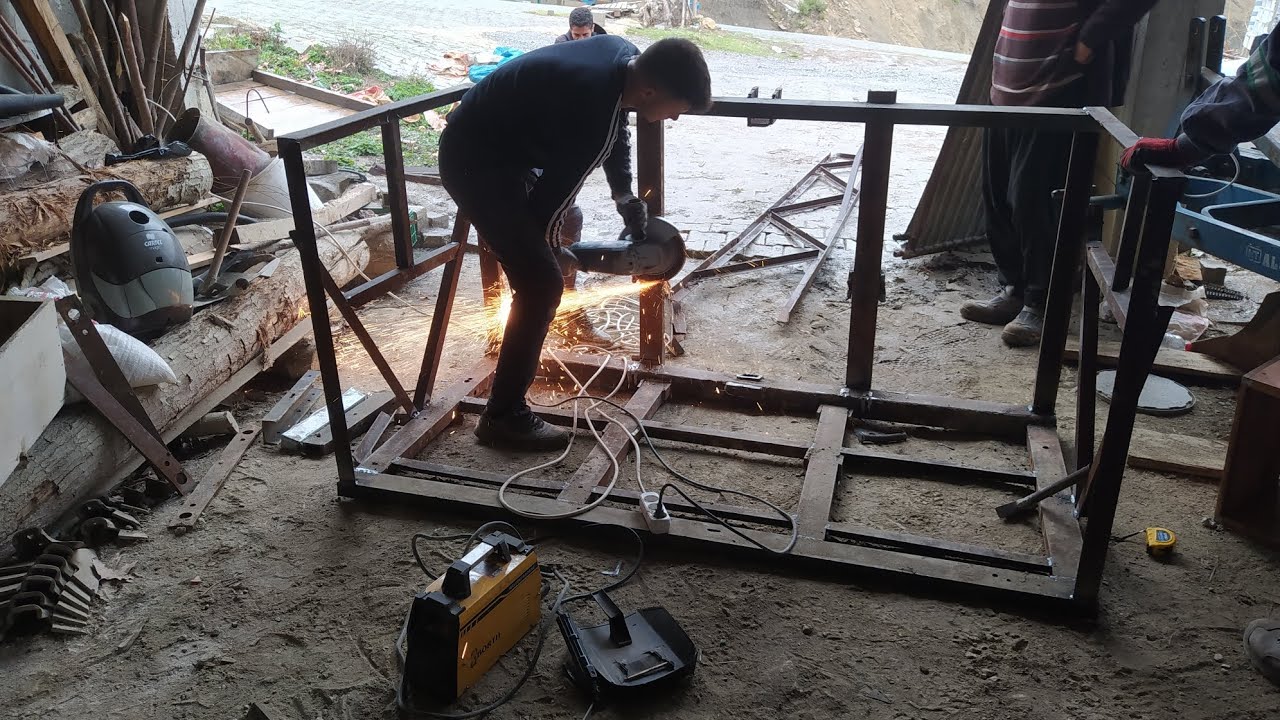 Hurda demirlerden traktöre sepet yapımı.🚜🚜🚜