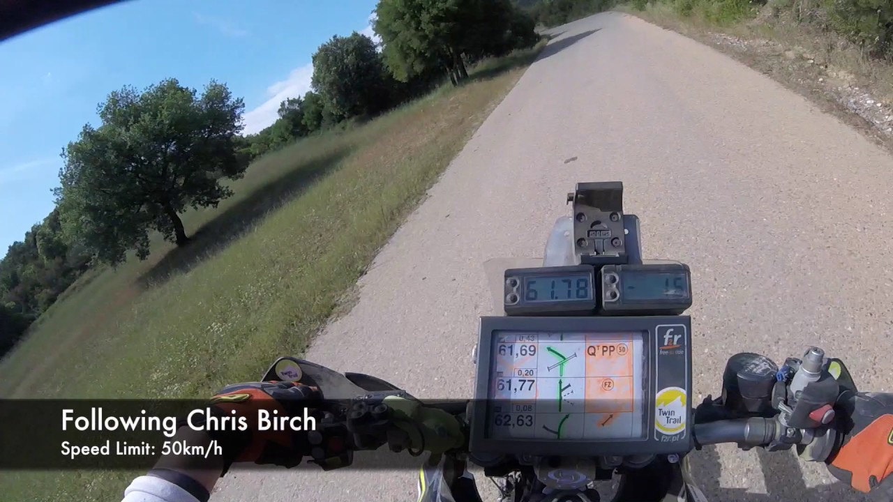 Chris Birch at Hellas Rally 2017 - Trying to follow him with my BMW F 800 GS Rallye