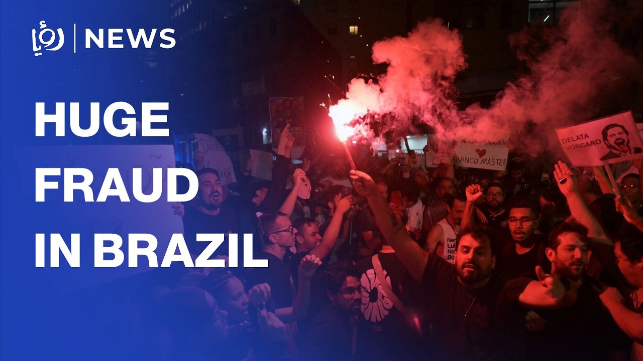 Protesters demonstrate in Sao Paulo over Master Bank fraud scandal