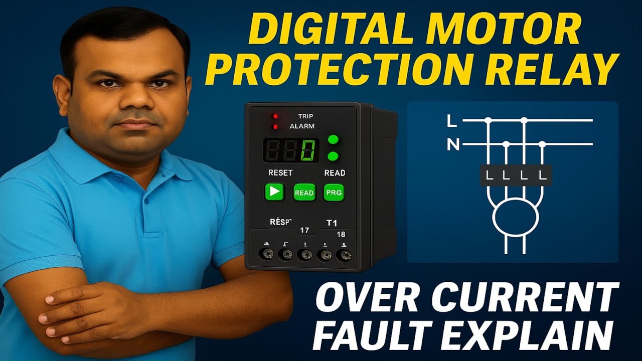 🔥 DMPR Relay Working & Connection | Over Current Fault Explain in Hindi #techniciantapan