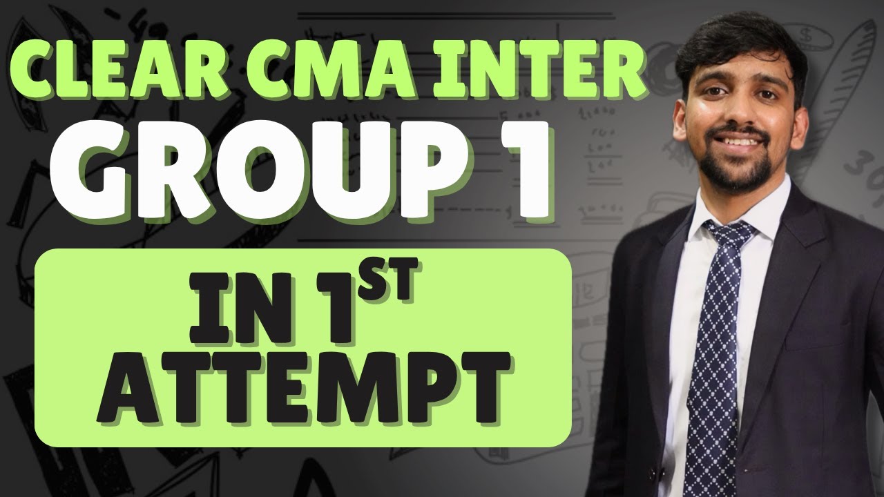 Clear CMA Inter in 1st Attempt with this strategy