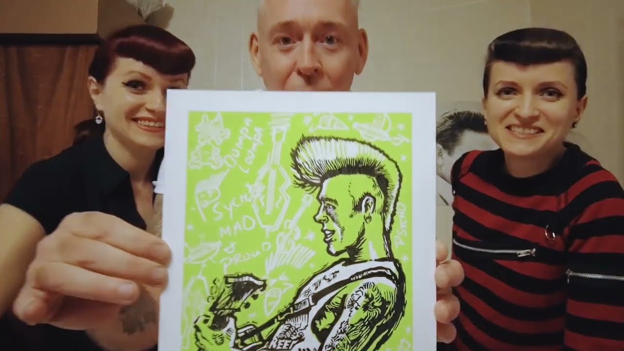 Doyley - Lino print - Mad Twins Art