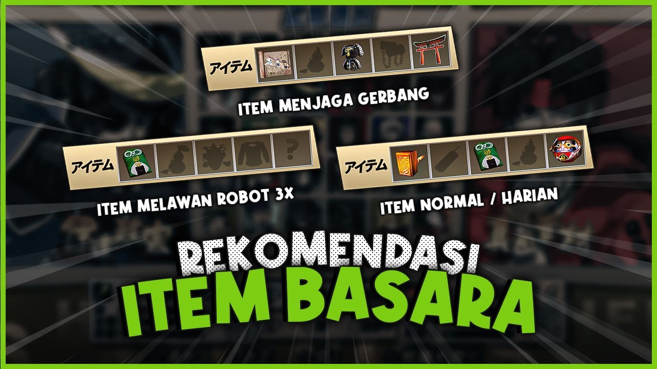 REKOMENDASI ITEM DISETIAP KONDISI - BASARA 2 HEROES [ PS2 ]