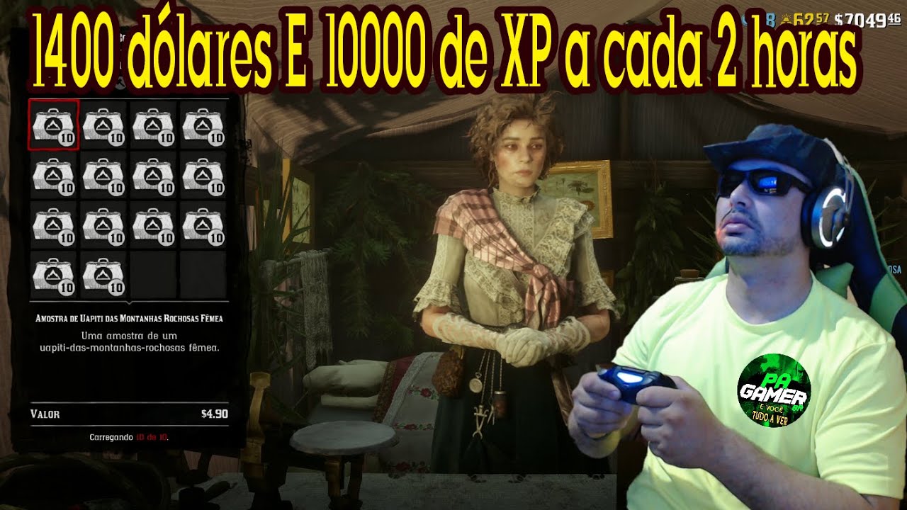 Como ganhar XP e dinheiro de montão com a profissão de naturalista em red dead 2 online  .