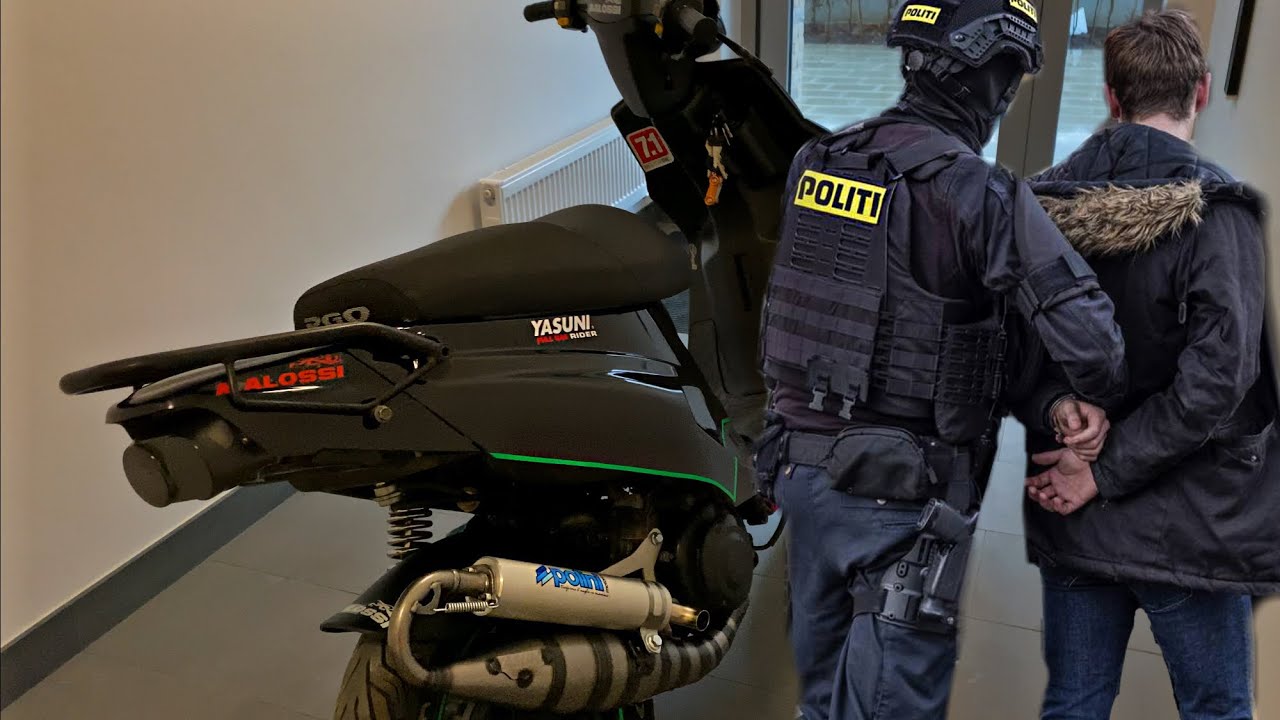 SCOOTERVLOG PÅ TUNED PGO 70cc// LIVE POLITI ANHOLDELSE