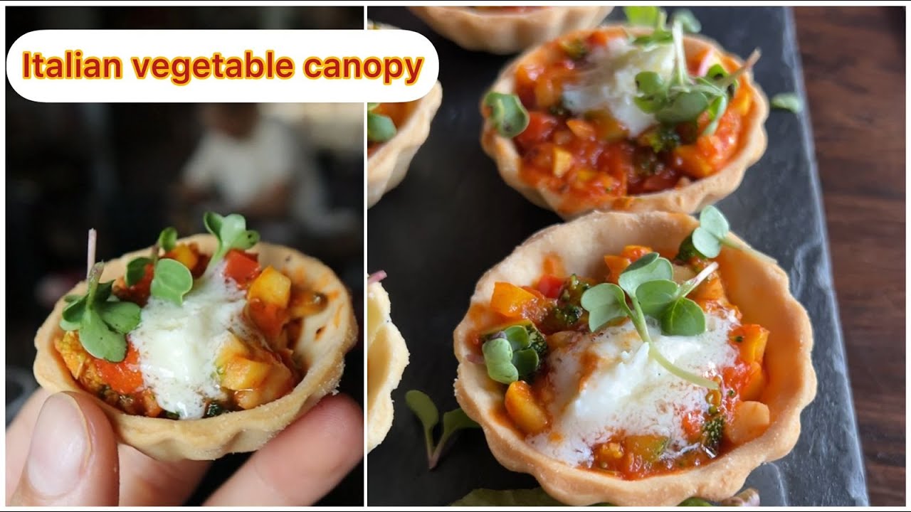 Italian Canopies || Italian Food 🍲