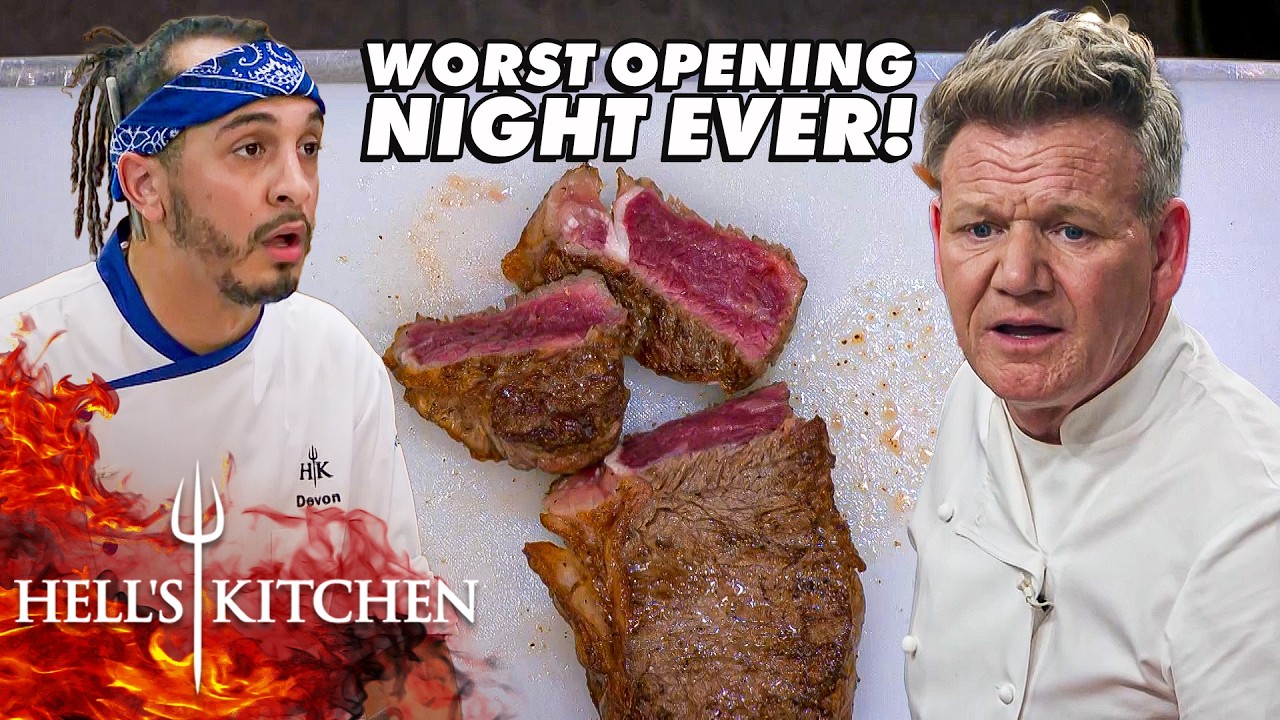 Endless Raw Chicken & Steak Makes Chef Ramsay Explode | Hell's Kitchen