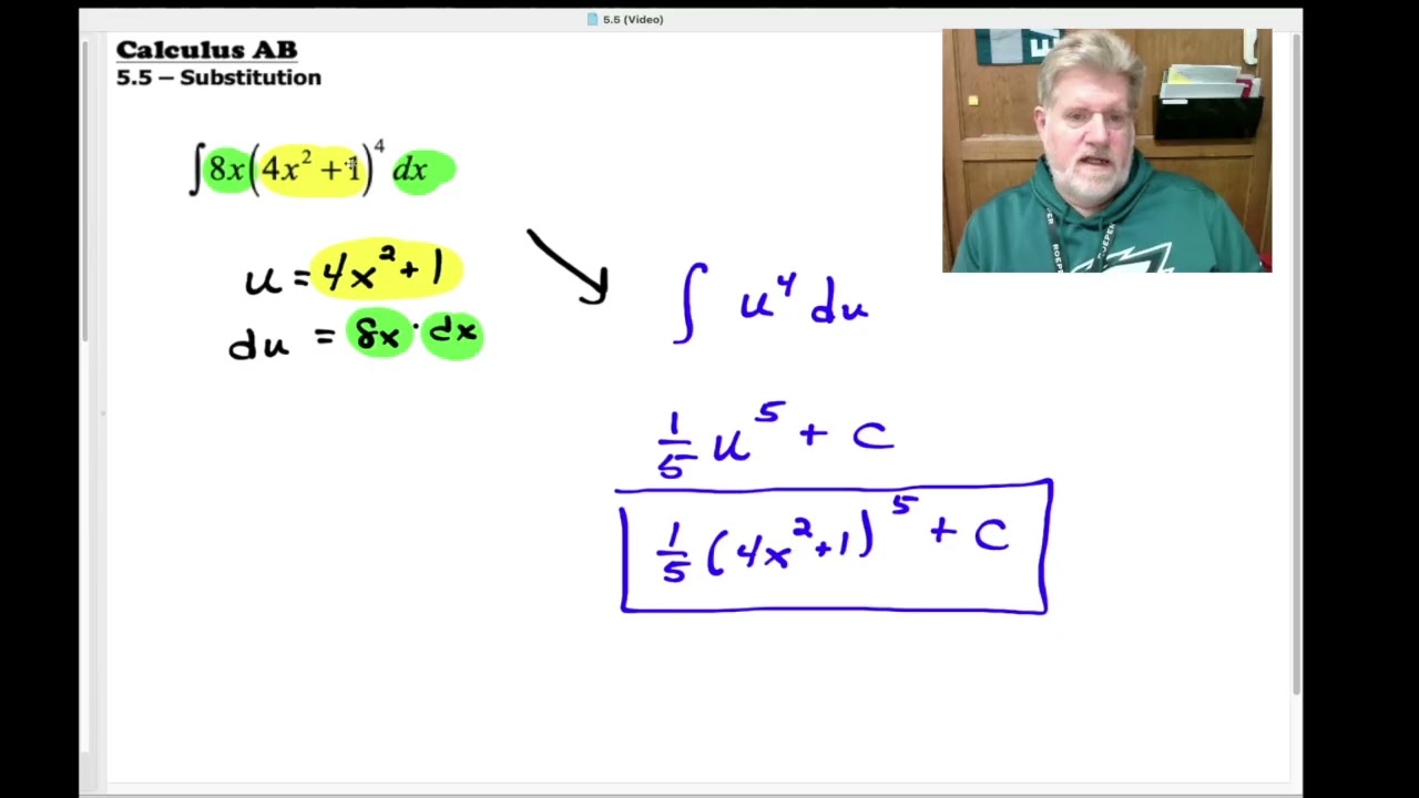 Chapter 5.5 - Substitution (Video #1)