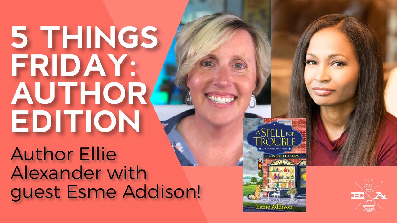 Cozy Mysteries Author Interview ☠️📚 5 Things Friday - Esme Addison