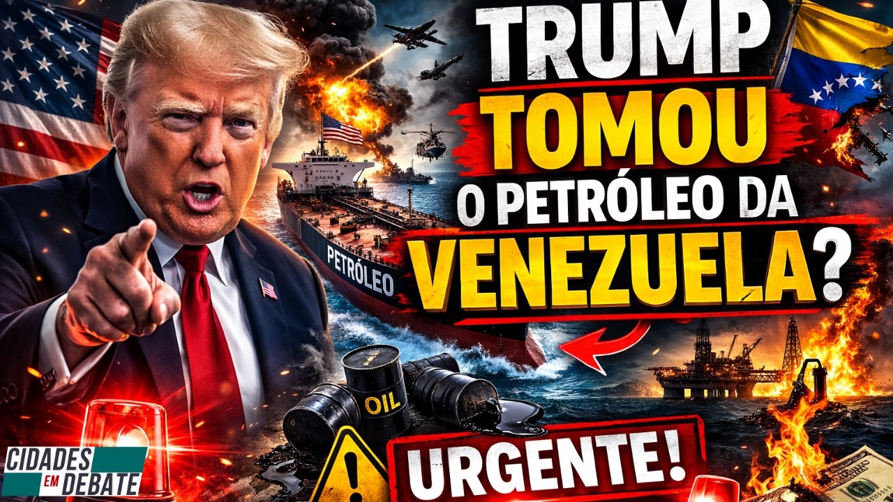 QUINTA PAUTA - TRUMP TOMOU O PETRÓLEO DA VENEZUELA NA MÃO GRANDE