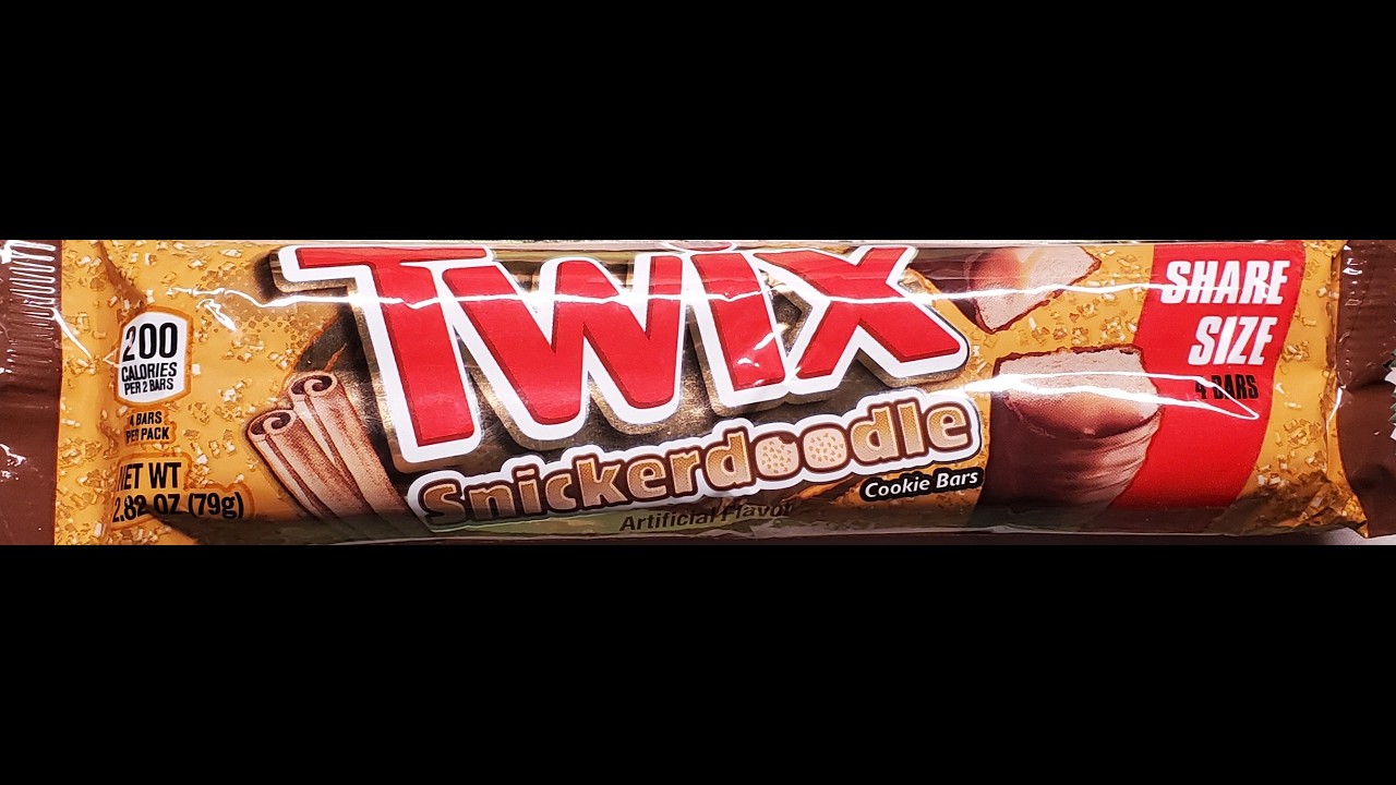Обзор батончиков Twix Snickerdoodle Cookie Bars