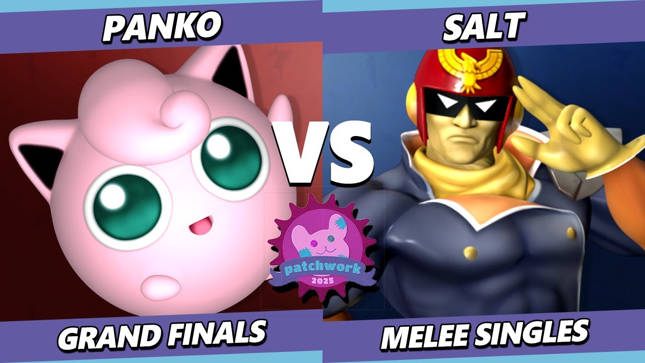 Patchwork 2025 GRAND FINALS - Panko (Jigglypuff) Vs. Salt (Captain Falcon) Smash Melee - SSBM