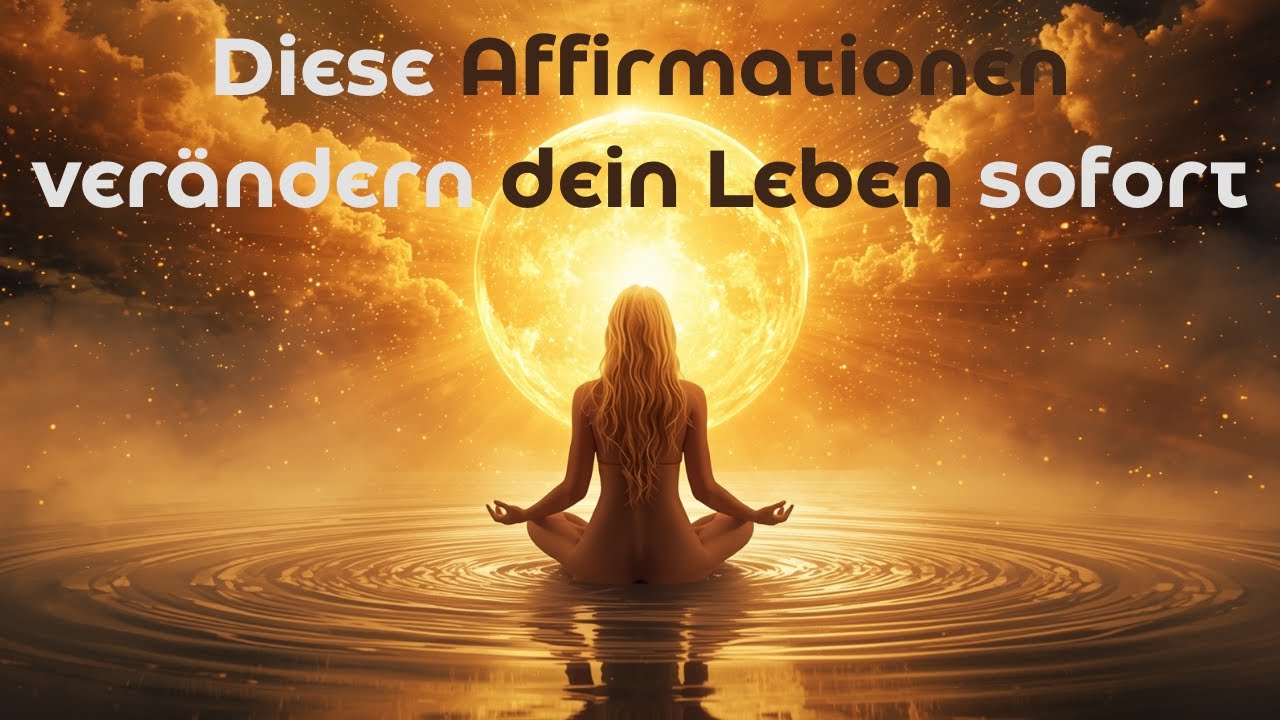 Diese Affirmationen verändern dein Leben sofort