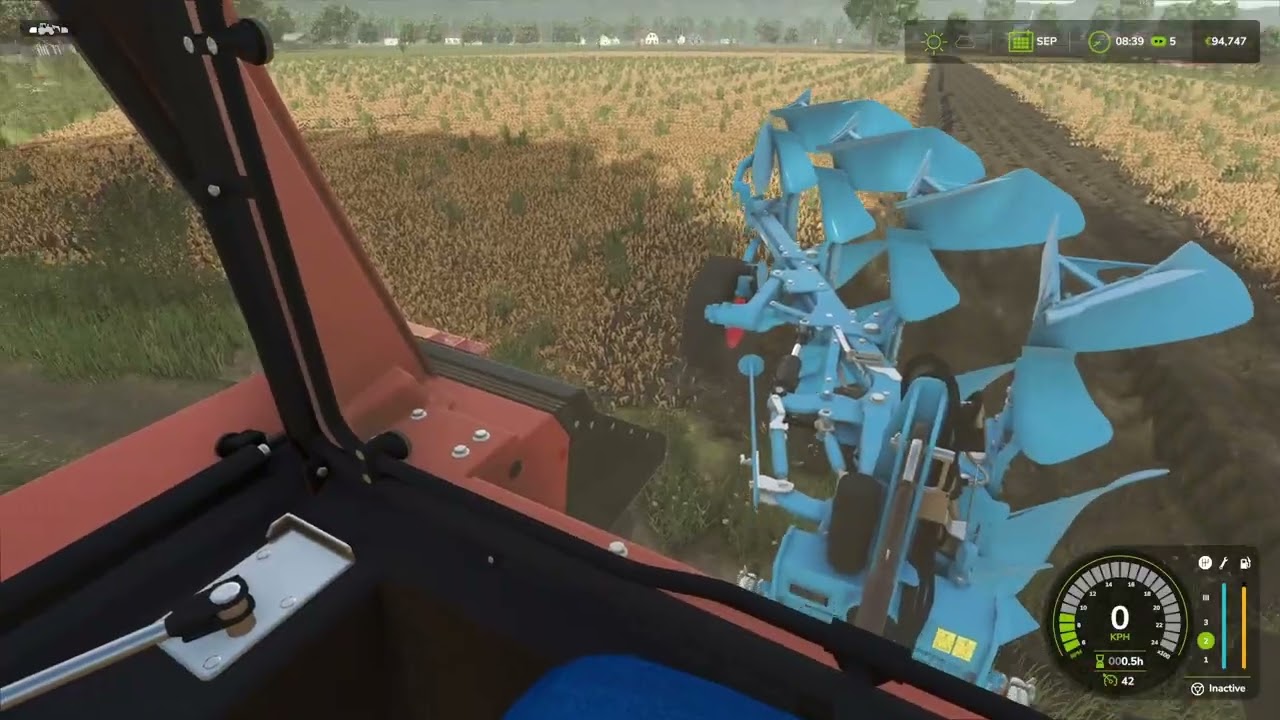 FS25 Dunareni [] Cea mai perfecta aratura facuta fara gps cu tractorul fiat turbo dt