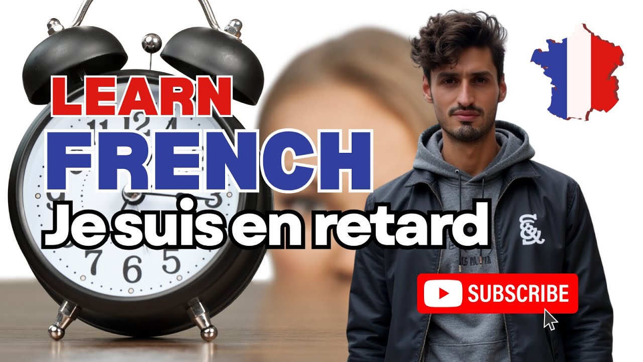 Dialogue en français A1 | Je suis en retard (I'm late) | temps, excuses, travail