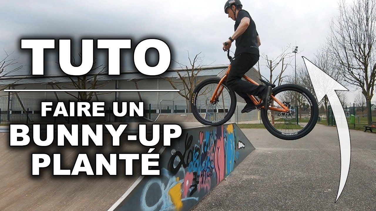 FAIRE UN BUNNY UP PLANTÉ SUR LA ROUE AVANT ?! (VTT STREET TRIAL)