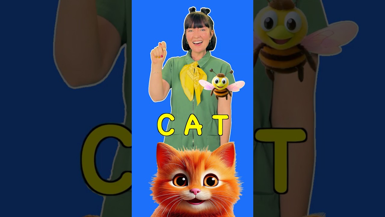 How to Spell CAT 🐱 | First Words for Toddlers