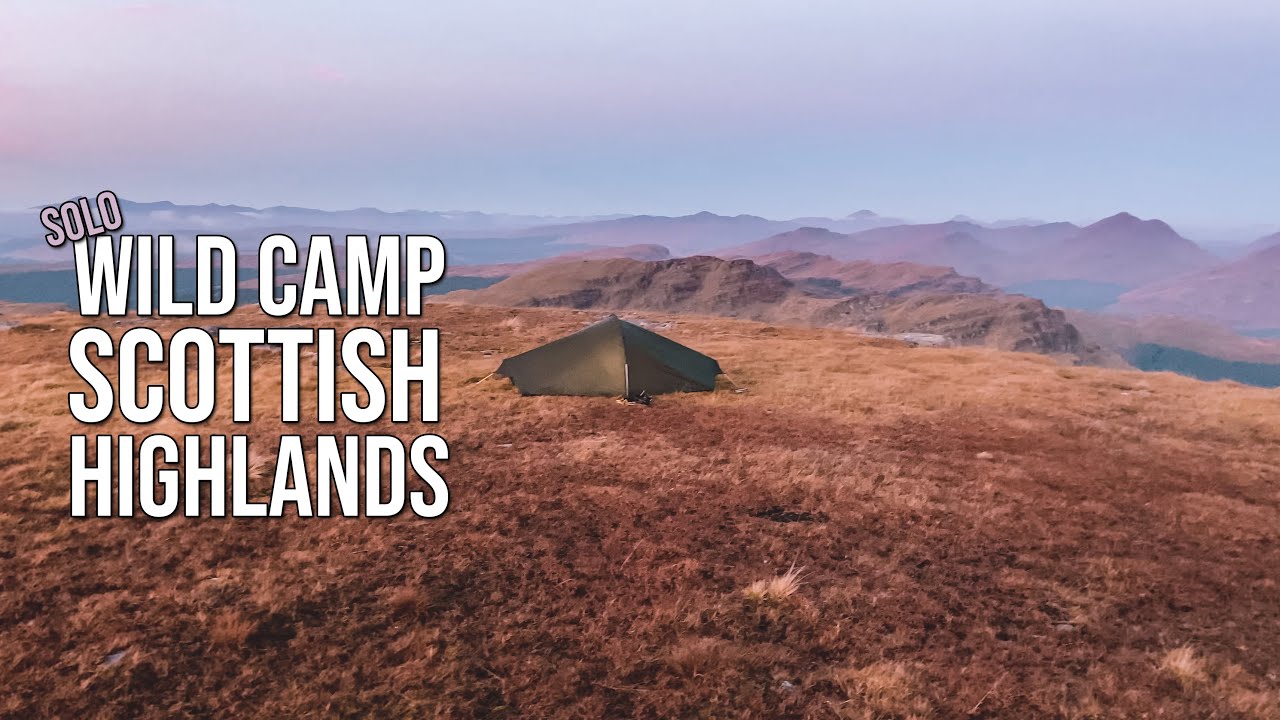 Ultralight Fastpacking Autumn Wild Camp in the Scottish Highlands | Terra Nova Laser Compact 1