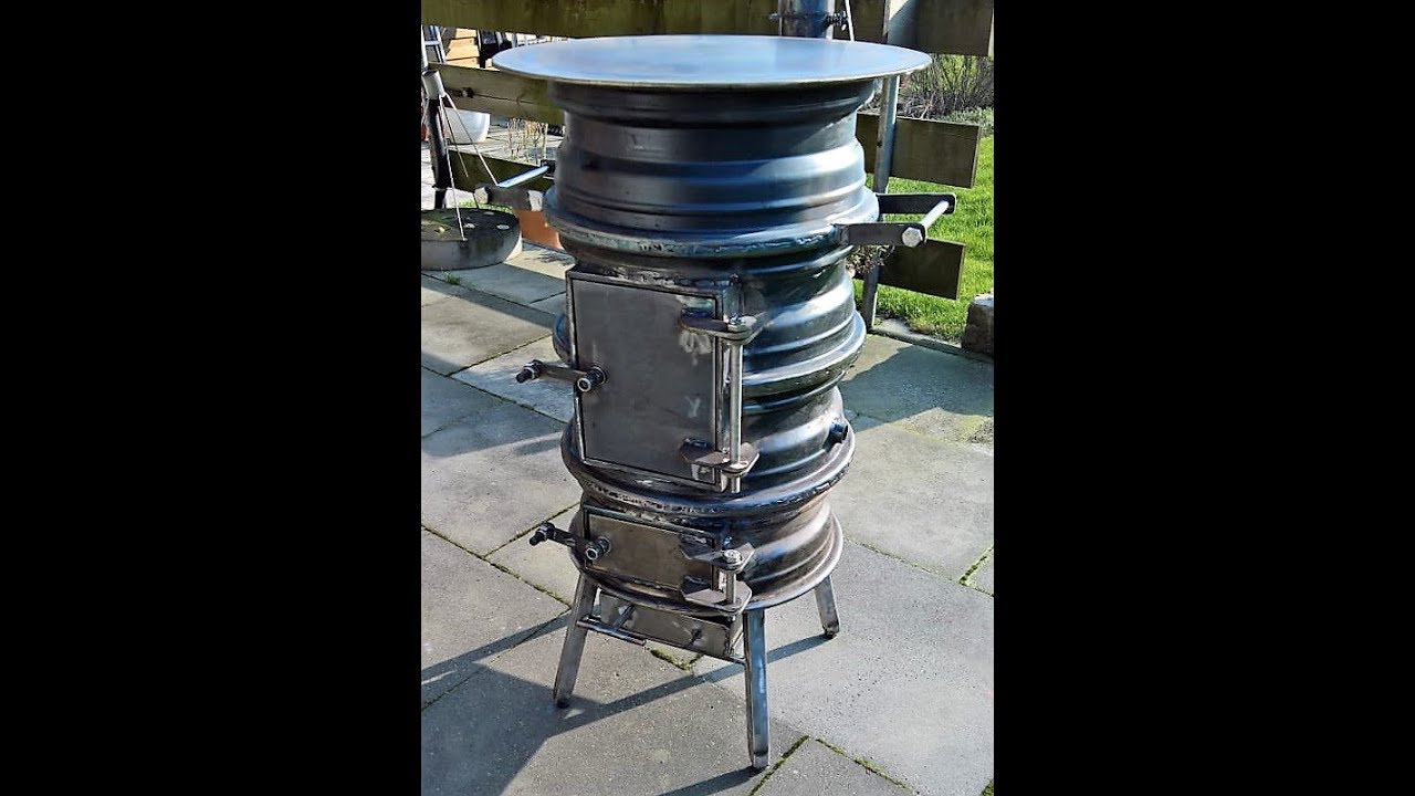 Terrassenofen aus Autofelgen/Rim Stove Teil 4 - 4