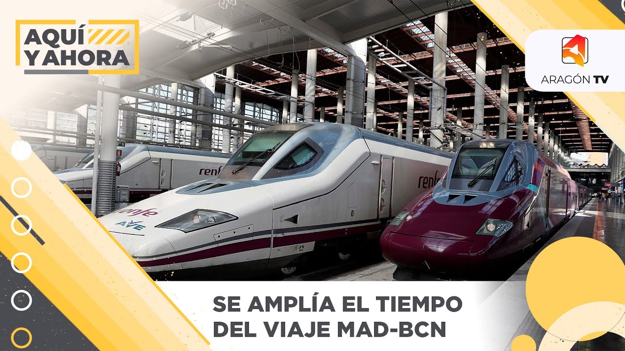 Más tiempo de viaje en la línea Madrid-Barcelona