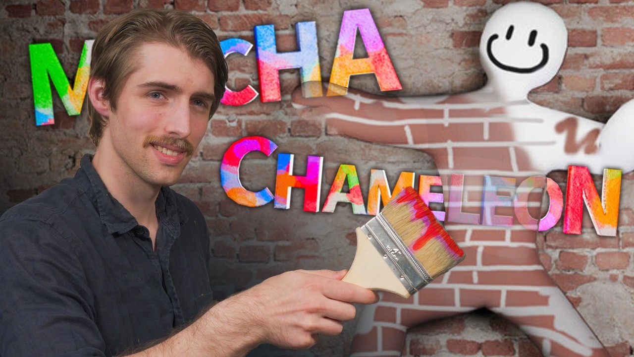 Художник, пишущий маслом, пробует играть в Meccha Chameleon
