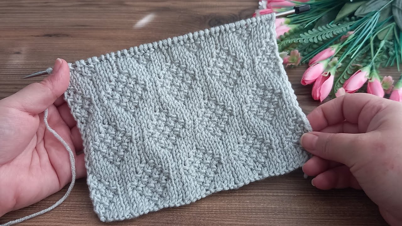 ✅️🍀Modelin Güzelliğine Bayıldımm ✅️🍀İki Şiş Muhteşem Örgü Modeli ✅️🍀easy knitting pattern