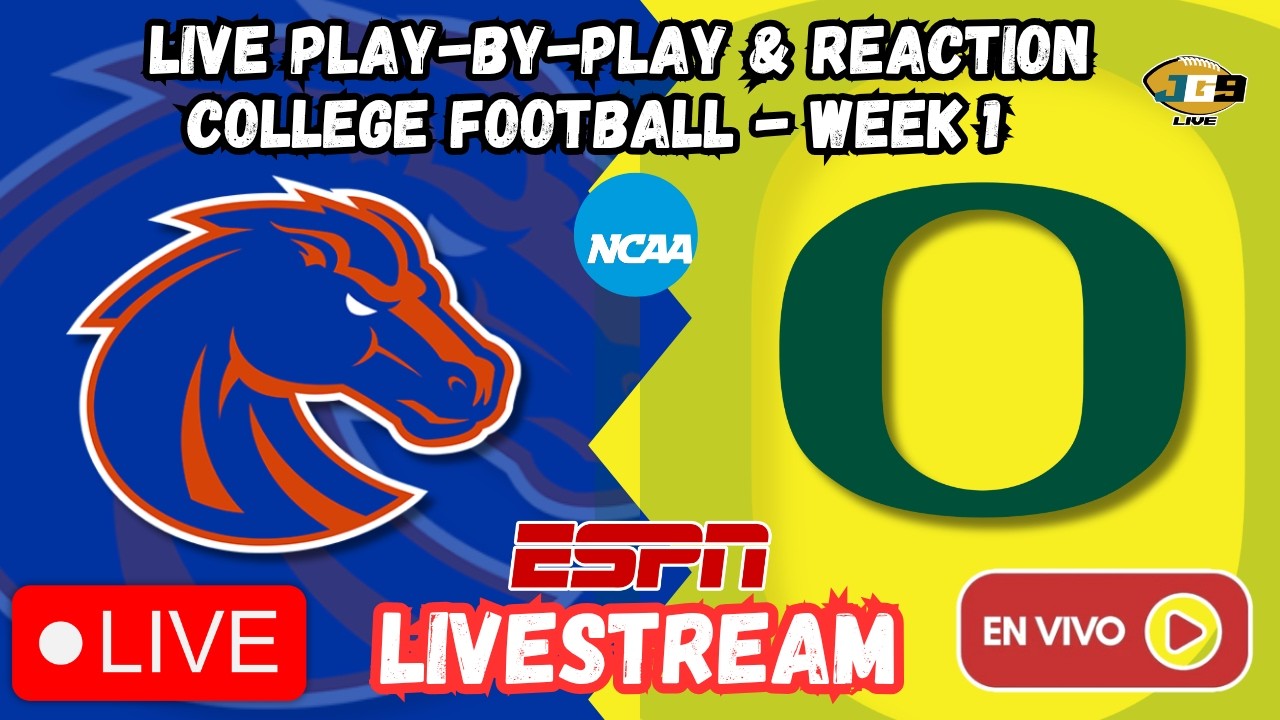 Boise State vs Oregon | College Football | CBS | Week 1 | LIVESTREAM | LIVE