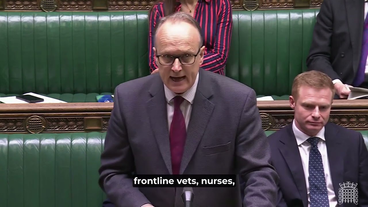 Shadow DEFRA Minister calls for reform of Veterinary Surgeons Act