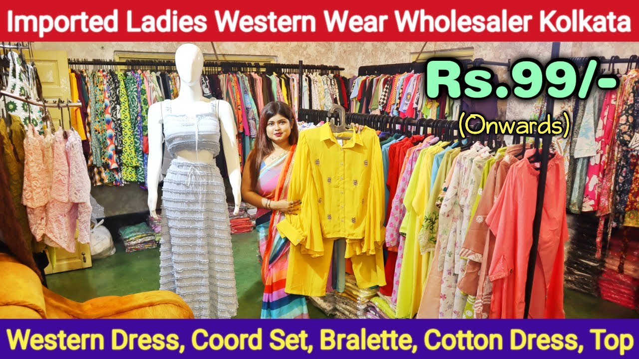 Imported Western Dress, Coord Set, Bralette, Top, Cotton Dress, Printed Shirt Wholesaler in Kolkata