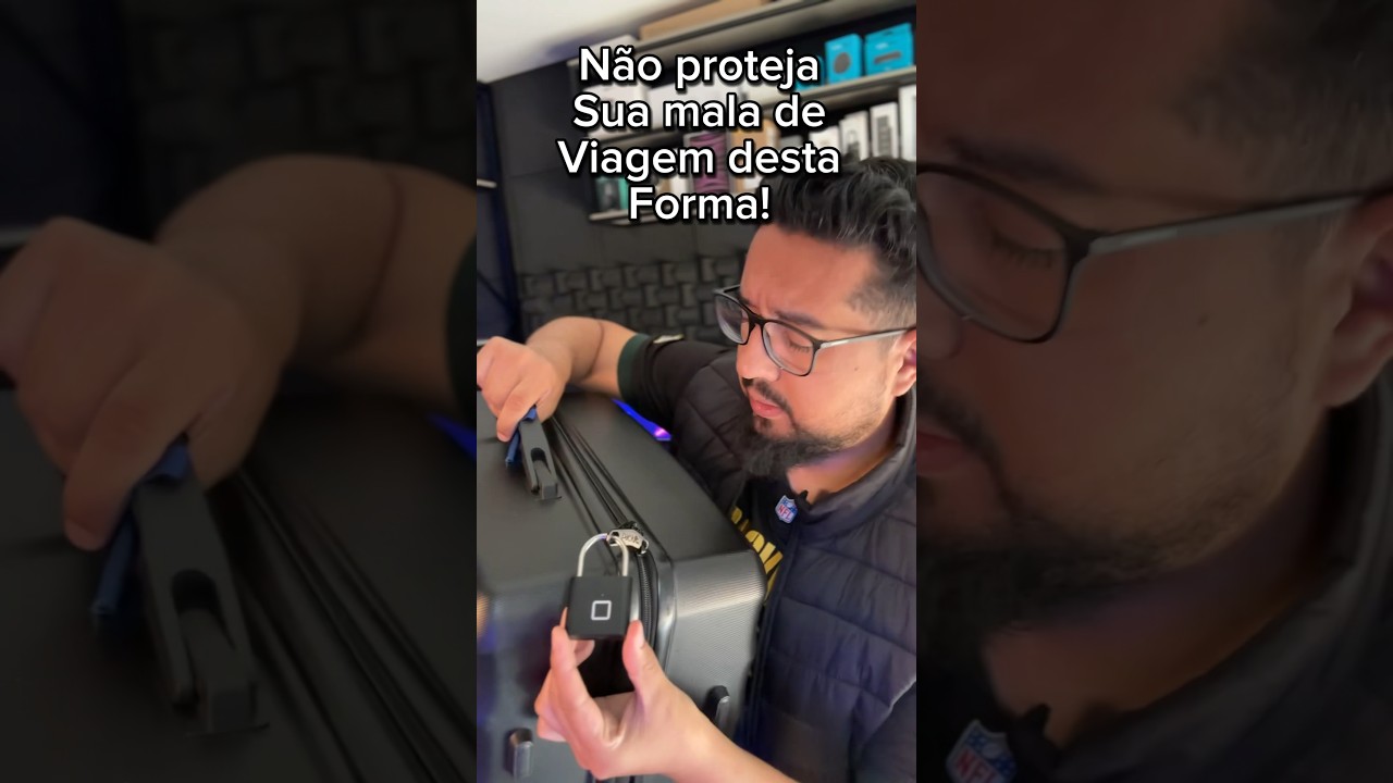 N&atilde;o proteja sua mala de viagem assim!