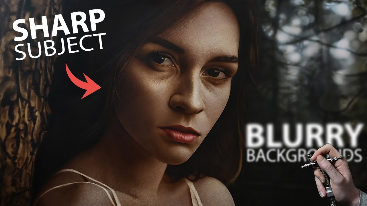 Want OUT OF FOCUS backgrounds in your paintings? TRY an AIRBRUSH!