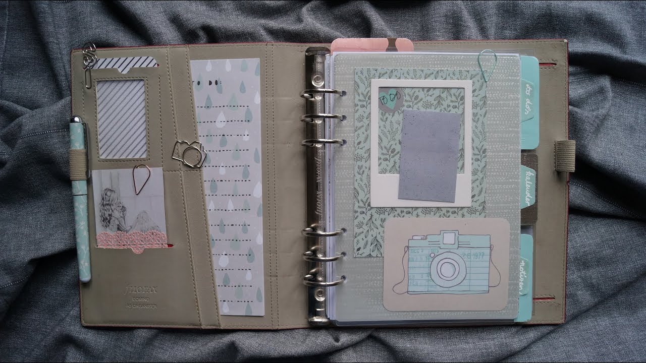FILOFAX SETUP 2018 | so ist mein FILOFAX DOMINO RED A5 eingerichtet