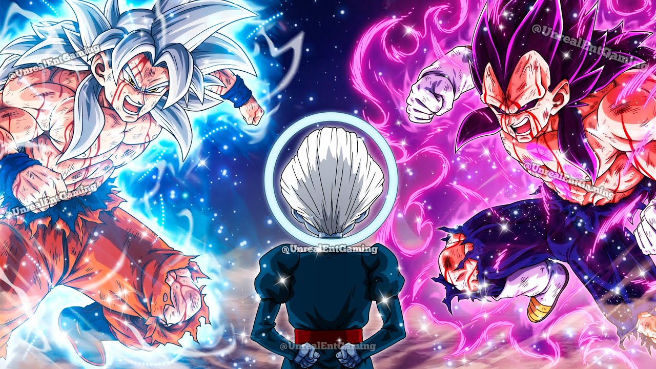 The Grand Priest VS Primal Goku And Mastered Ultra Ego Vegeta! Dragon Ball Super Sprite Animation