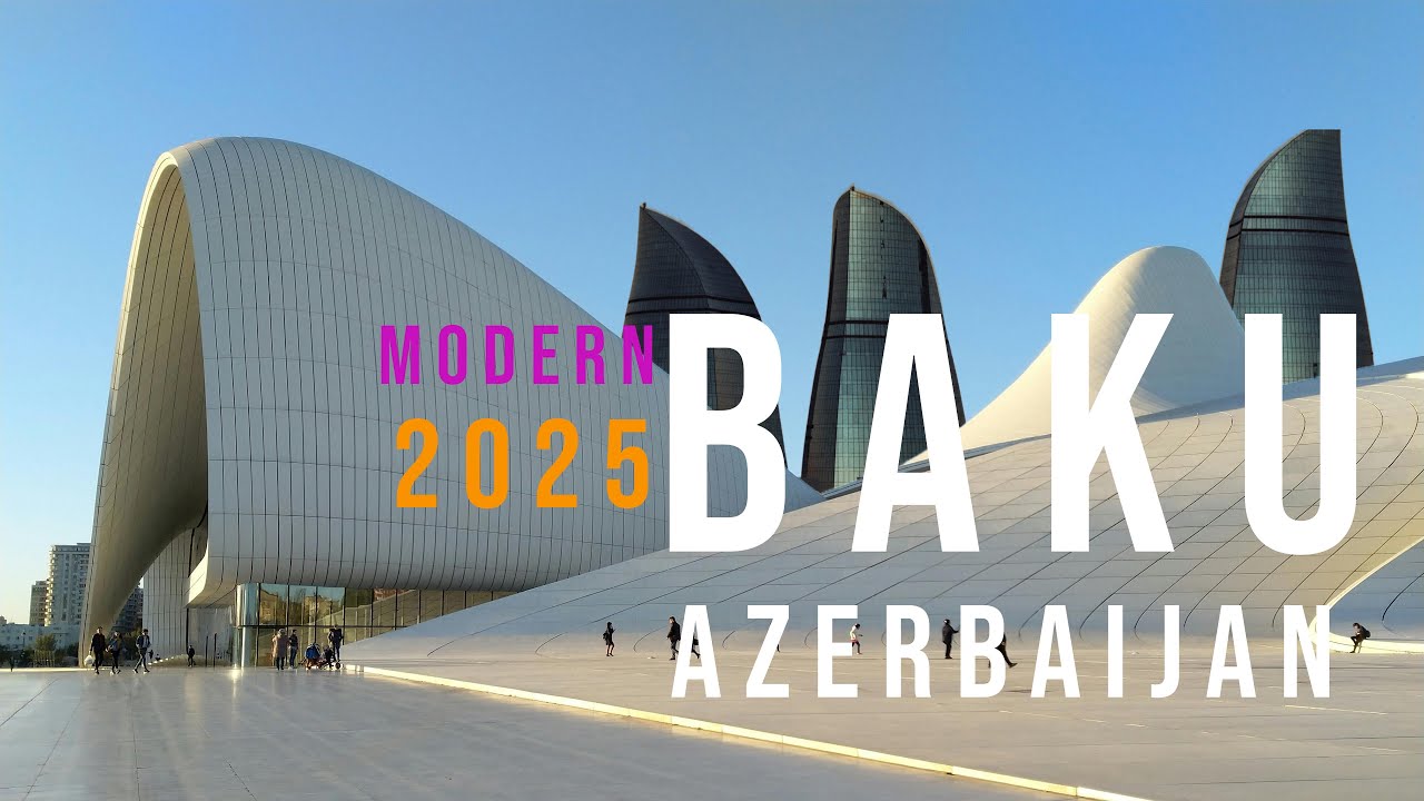 Modern Baku in 2025 🇦🇿 [4K HDR] | The Futuristic Face of Azerbaijan