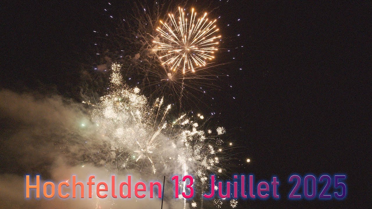 Feux d'artifice du 13 juillet à Hochfelden #feuxdartifice #hochfelden #alsace #basrhin #13juillet